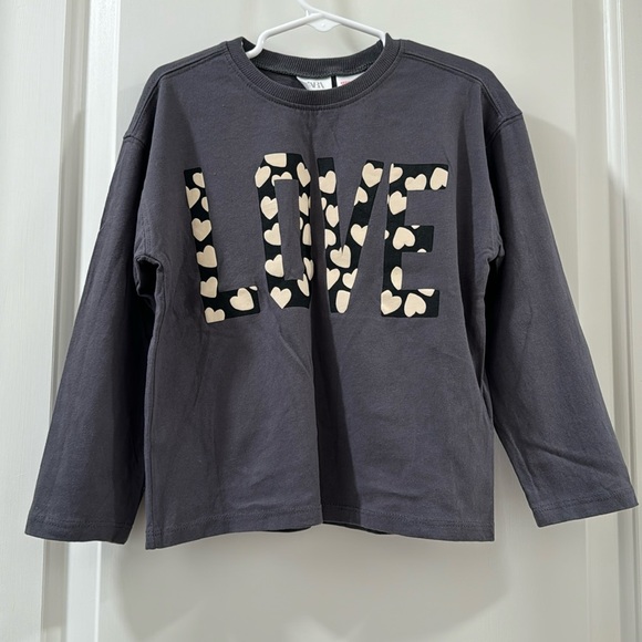 Zara Girls Love top - Picture 4 of 10